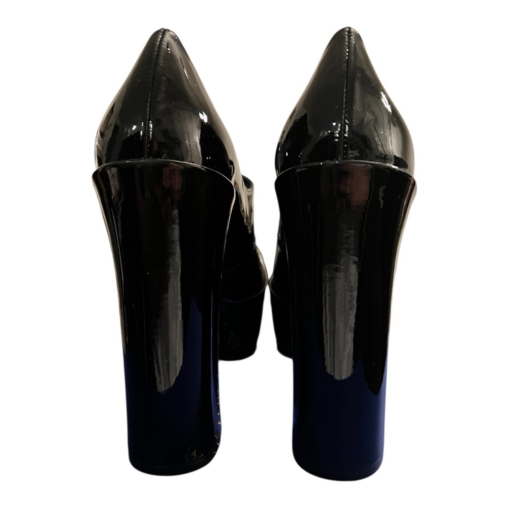 Stuart Weitzman Skyhigh 145 Mary Jane Platform Pumps Black Patent 9B New in Box - Picture 11 of 14